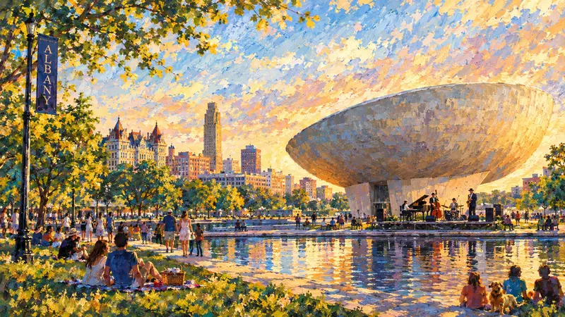 Painting of Albany